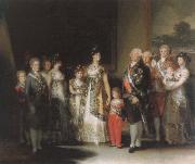 Francisco Goya family of carlos lv Sweden oil painting reproduction